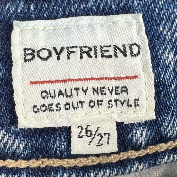 LEVI'S Made & Crafted Boyfriend Fit Jeans Kahlo Blues Size 26/27 - Picture 13 of 15